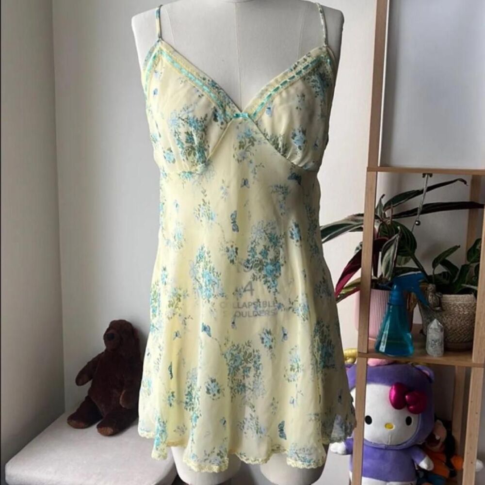 Secret-treasures Women's Green and Yellow Dress